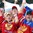COLOGNE, GERMANY - MAY 21: Russian fans cheering on their team during bronze medal game action against Finland at the 2017 IIHF Ice Hockey World Championship. (Photo by Andre Ringuette/HHOF-IIHF Images)

